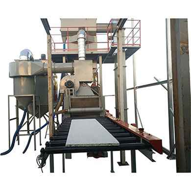 Stone shot blasting machine