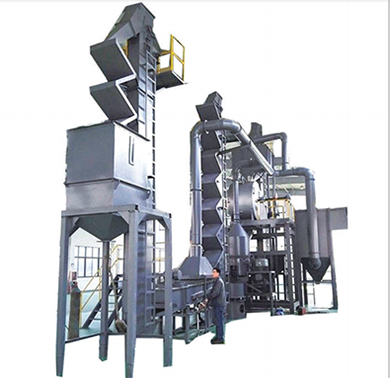 Resin coated sand production line