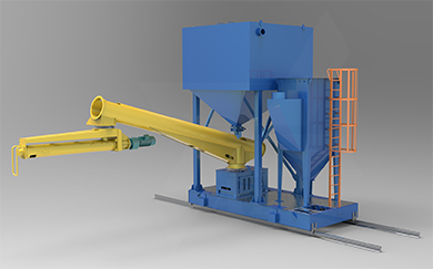 S25Model Double-arm Continuous Sand Mixer Machine