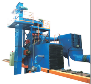 Roller shot blasting machine (steel structure and H-beam)