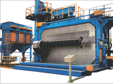 Wire rod shot blasting machine (whole roll)